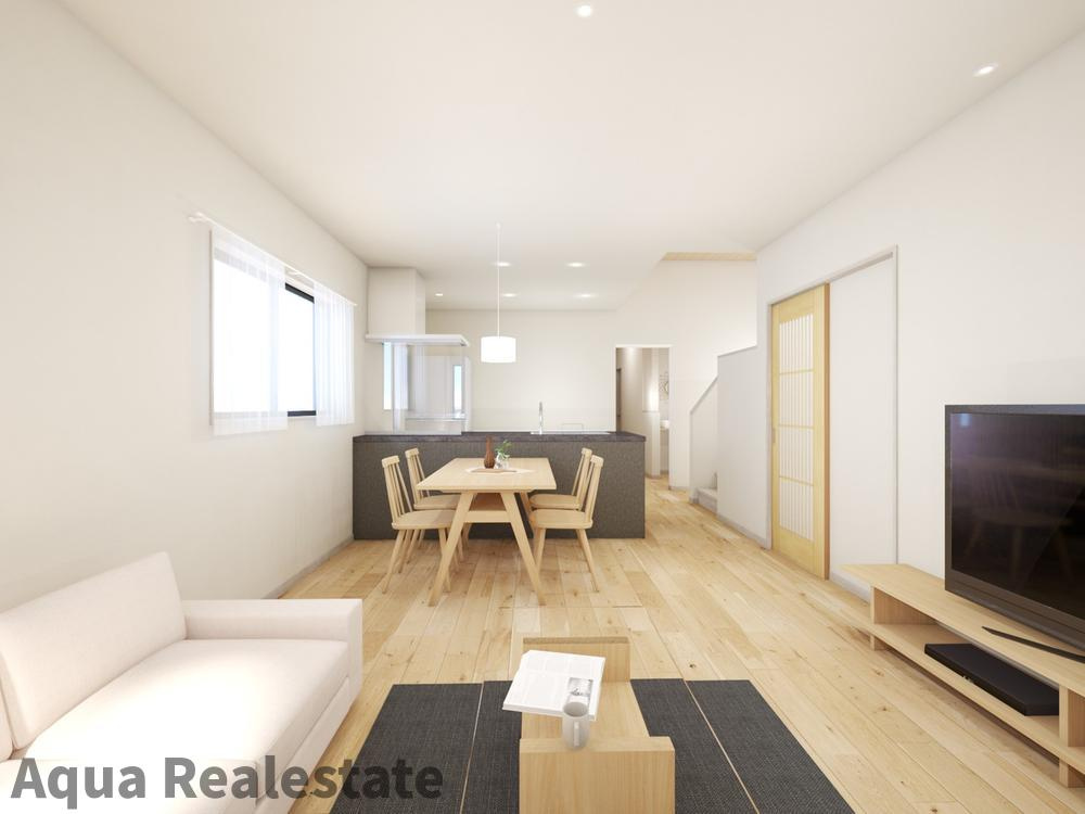 さぬき市長尾西の新築一戸建の居間・リビング