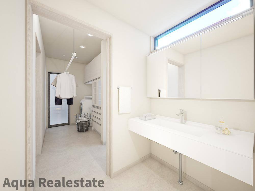 さぬき市長尾西の新築一戸建の浴室