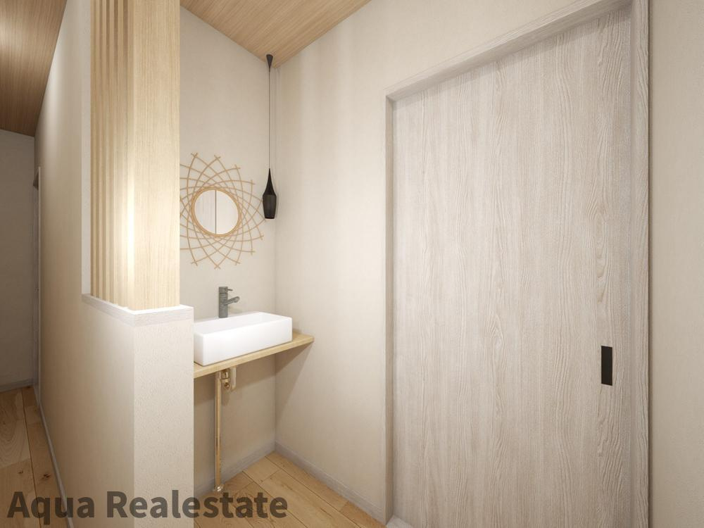 さぬき市長尾西の新築一戸建のトイレ