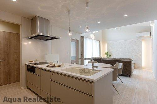 木田郡三木町大字池戸の新築一戸建のキッチン