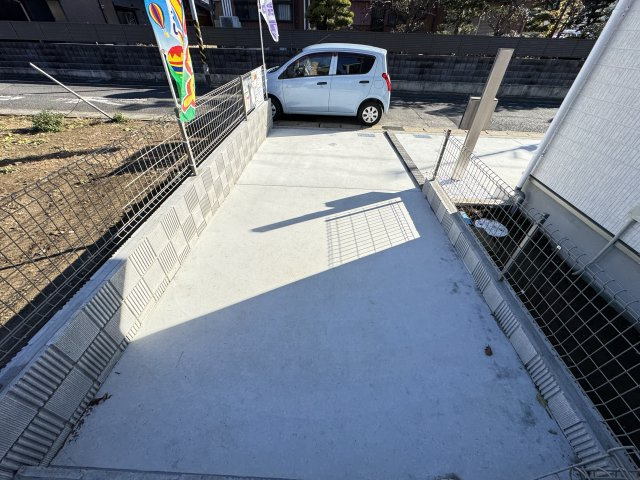 松戸市樋野口新築戸建【中部小学校：10分】の駐車場|C号棟駐車スペース