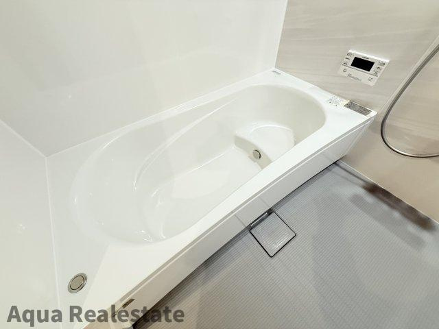 高松市西宝町モデルハウスの浴室|日々の疲れを癒すお風呂付です