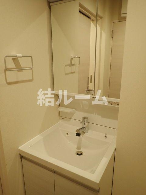 練馬区栄町の賃貸マンションの洗面所