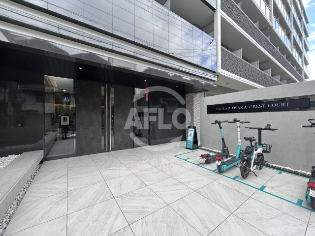エスリード大阪クレストコートのエントランス|エスリード大阪クレストコート　エントランス