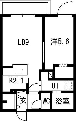 Lejon's Garden(レージョンズガーデン)の間取り
