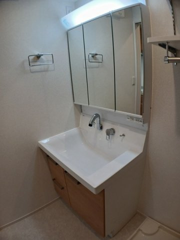 ハイドリームⅢの洗面所|広い洗面スペース