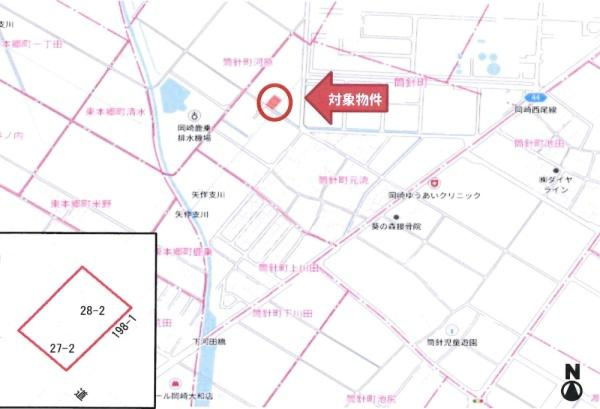 岡崎市筒針町字元流の売地のその他
