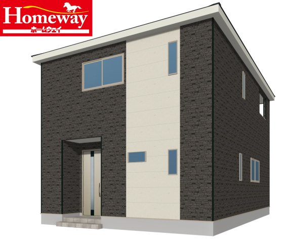 【外観】 | 常盤小学校に通える新築戸建　宇部市亀浦３丁目　第２－２号棟　クレイドルガーデン　アーネストワン | かわいいお家になって誕生します