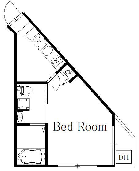 【間取り】 | VERT COURT OGIKUBO