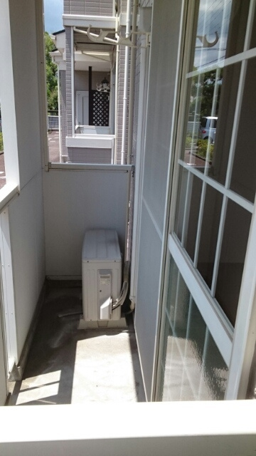 ビレッジあいBのバルコニー