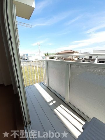 ソレイユ北島　Bのバルコニー