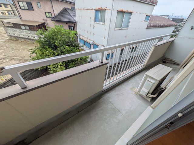ハローハイツのバルコニー
