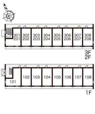 【区画図】 | レオパレスＫＯＫＡＤＯ