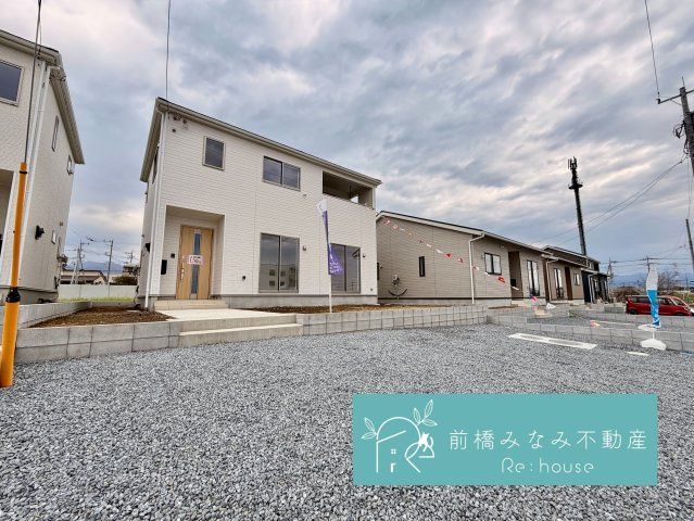 【新築】高崎市箕郷町上芝第８　２号棟(全４棟)　クレイドルガーデン　新築建売分譲の外観|外観です
