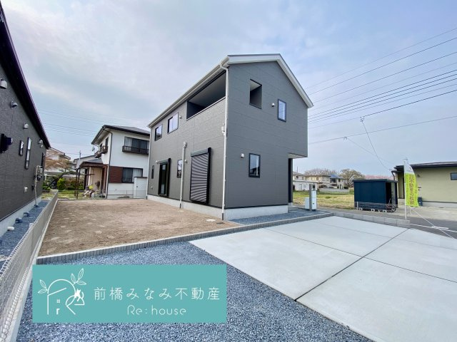 玉村町板井23-1期　７号棟(全７棟)　リナージュ　新築建売分譲の外観|建物外観を気になさる方へ、見た目の良い物件です