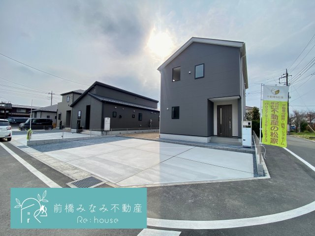 玉村町板井23-1期　７号棟(全７棟)　リナージュ　新築建売分譲の外観|落ち着いた雰囲気の外観です