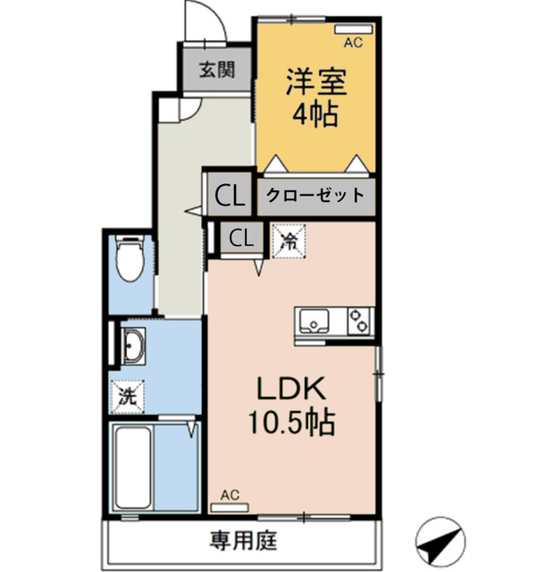 ミーティアB棟の間取り