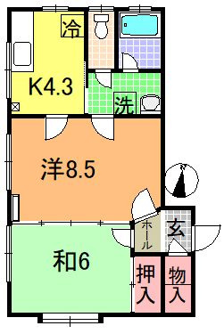 【その他】 | 黒石市美原町・一戸建て・6世帯賃貸アパート付き | アパート間取り図・2DK×6世帯