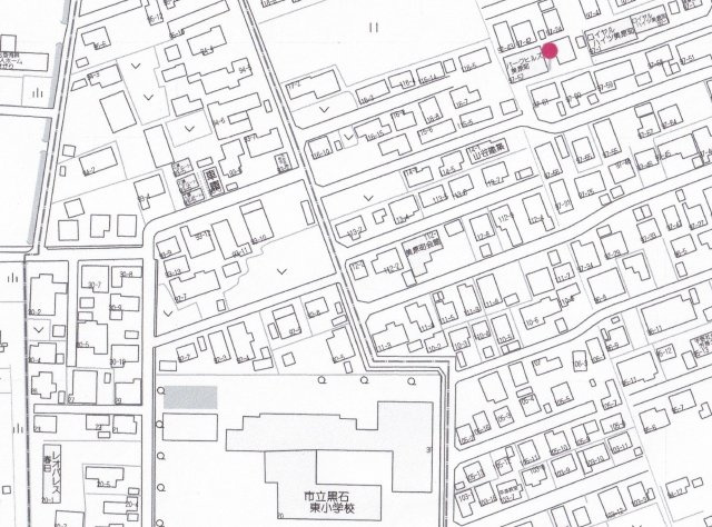 【地図】 | 黒石市美原町・一戸建て・6世帯賃貸アパート付き