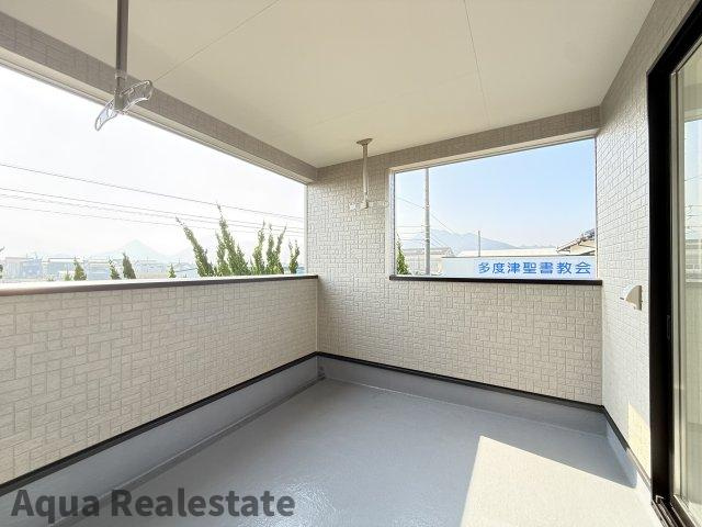 仲多度郡多度津町大字庄の新築一戸建のバルコニー|落ち着いた時間を過ごせるバルコニーです