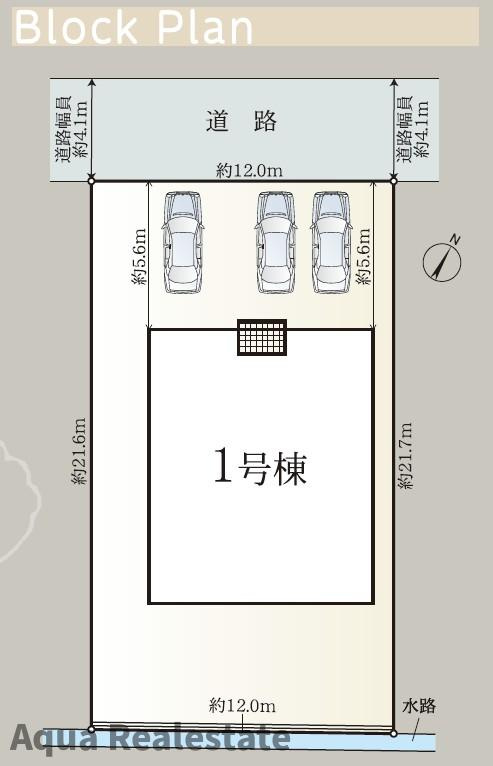 仲多度郡多度津町寿町の新築一戸建の区画図