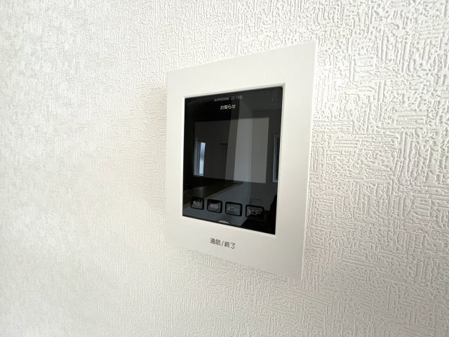 【セキュリティ】 | 牟礼南小学校に通える新築戸建　防府市沖今宿１丁目　第４－２号棟　クレイドルガーデン　アーネストワン | 録画機能付きTVモニターインターホン
