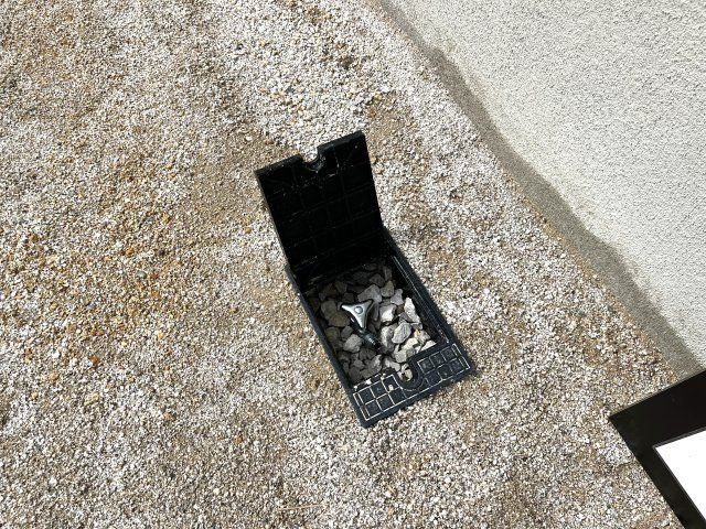 【駐車場】 | 牟礼南小学校に通える新築戸建　防府市沖今宿１丁目　第４－２号棟　クレイドルガーデン　アーネストワン | 駐車場には散水栓も付いています。