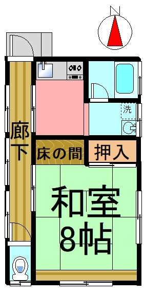 丹波篠山市東沢田の中古一戸建の間取り