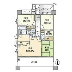 モアグレース本町のバルコニー