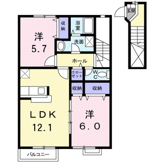【間取り】 | シンサリティ．ＭⅡ　Ｂ