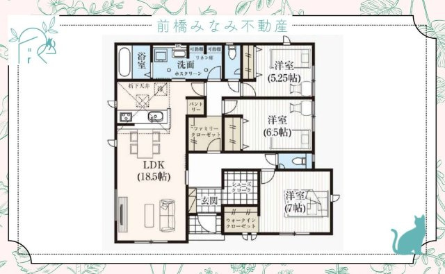 玉村町藤川　１号棟(全３棟)　グラファーレ　新築建売分譲の地図