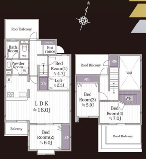 【間取り】 | ライオンズマンション大宮吉野原