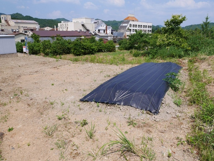 丹波篠山市大山新の売地の外観