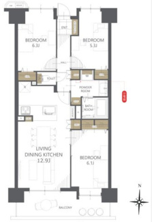 【間取り】 | ロイヤルシティ白岡