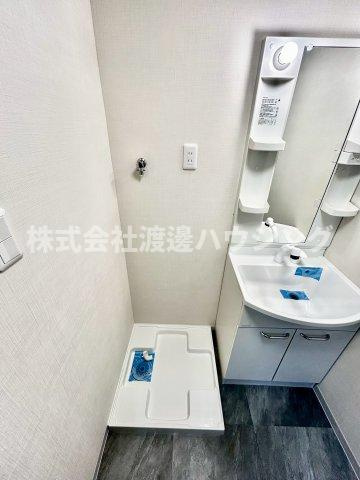 北区浮田テラスハウスの設備|室内洗濯パン