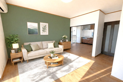 【居間・リビング】 | 鳥取市津ノ井中古戸建て