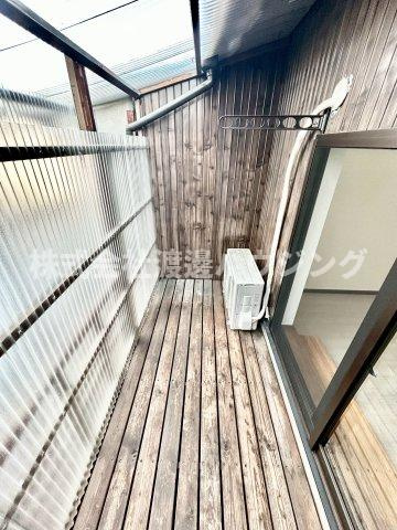 歌島三丁目テラスハウスのバルコニー