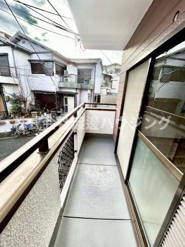 阿倍野区共立通１丁目一戸建のバルコニー
