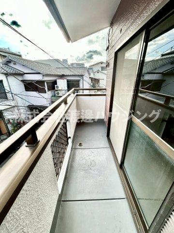 阿倍野区共立通１丁目一戸建のバルコニー|３階のバルコニー