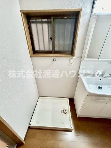 阿倍野区共立通１丁目一戸建の設備|室内洗濯パン