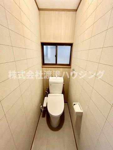 阿倍野区共立通１丁目一戸建のトイレ