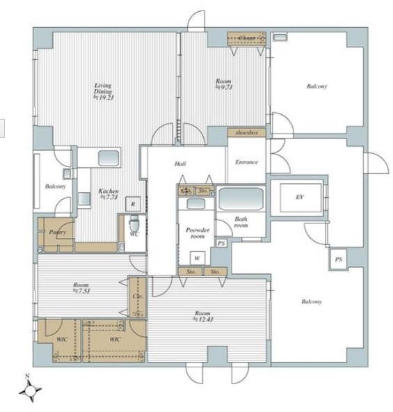 ★仲介手数料無料★三番町3-3ビル（最上階のワンフロア住戸のプライベート空間）