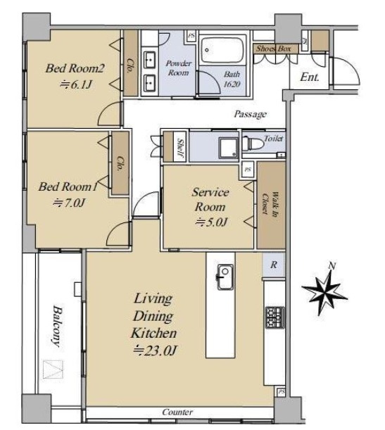 ★仲介手数料無料★GRAND FORM ROKUBANCHO （角住戸・スケルトンリノベーション済み）