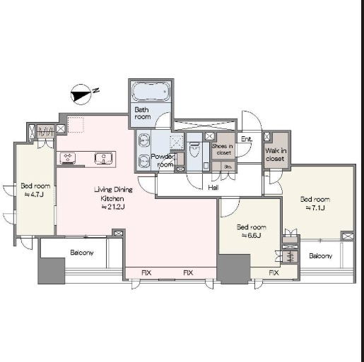 ★仲介手数料無料★クラッシィハウス大手町ザ・スイート（大手町駅まで徒歩5分）