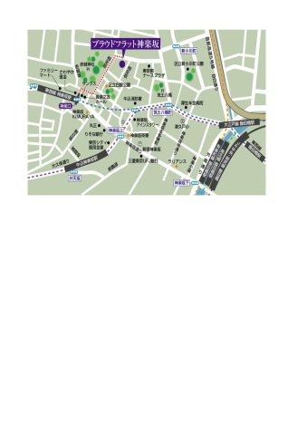 プラウドフラット神楽坂の地図