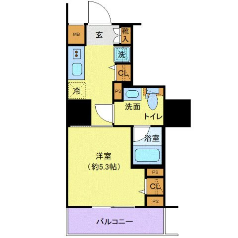 プレール・ドゥーク戸越銀座通りの間取り