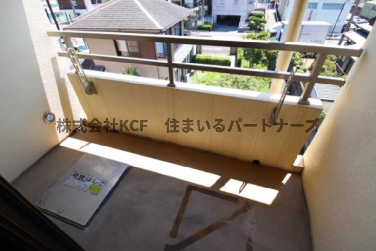 すかる梅満のバルコニー|陽当たり良好なバルコニーです