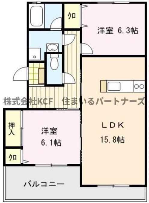 グローイングコートの間取り