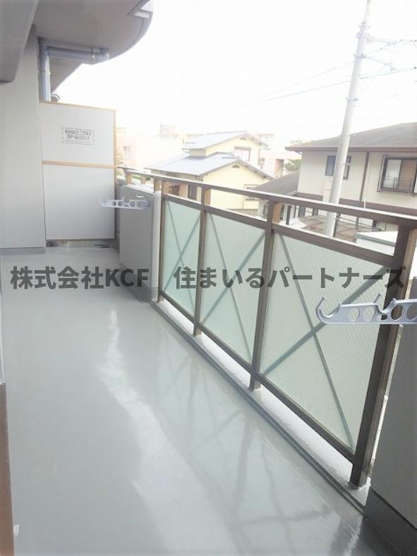 アザレ久留米のバルコニー|開放的で明るい空間を演出してくれるバルコニーです