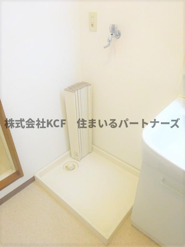 アザレ久留米の洗面所|スペースが確保できる洗面所です